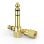 Gender Changer Ugreen 20503 6.35mm auf 3.5mm goldbeschichtet Stereoadapter