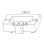 Grandstream Networks GRP260x Wandhalterung in Schwarz und Grau, kompatibel mit GRP2601/2602/2603/2604