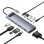 Hub Baseus 10 puertos 5000 Mbit/s StarJoy USB-C HDMI RJ-45 VGA SD MicroSD Audio 60 Hz