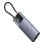 Hub Baseus 4 puertos 10 Gbit/s modelo B00061802813-00 USB-C HDMI RJ-45