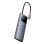 Hub Baseus 4 puertos 10 Gbit/s modelo B00061802813-00 USB-C HDMI RJ-45