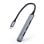 Ewent Hub 4 portas 5000 Mbit/s EW1145 USB-C para USB-A Plug&Play