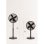 Ventilador Create motor 100% cobre 3 velocidades oscilante altura regulable seguridad