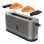 Tostador Cecotec Ranura Larga 1050W, Anillo Luminoso, 7 Niveles, Acero Inoxidable