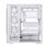 Torre Einarex PRISMA S800 RGB White Cristal Espejo Soporte 10 Ventiladores ATX