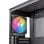 Torre Einarex PULSE PM400 RGB Black compacto, madera, 2x140mm, micro ATX, cristal templado
