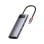 Hub USB-C Baseus WKWG020013 3xUSB 3.0 HDMI 4K 100W PD Aluminio Gris Compacto