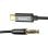 Cabo Baseus Yiven USB-C 2.0 para Jack 3,5 mm Preto