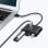 HUB USB Ugreen 40850 4 Puertos USB 3.0 OTG 5Gb/s Protección Eléctrica Negro