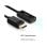 Adaptador Ugreen 40362 DisplayPort Macho a HDMI Hembra 0,25m Oro Plug & Play Negro
