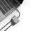 Adaptador Ewent EW9700 HDMI USB-C Plug and Play, 4K, Aluminio, Negro/Plata