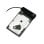 Adaptador Ewent EW7075 USB-C 3.1 a SATA 2,5? UASP 70mm Negro