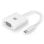 Adaptador Ewent EC1050 USB-C a VGA Full HD 1920x1080 Plug and Play Blanco