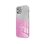 Capa Forcell Shining em silicone antiderrapante para iPhone 12 Pro Max 6,7" rosa