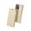 Forcell Premium Flip Cover iPhone 14 Pro Max Gold Silikonschutz Präziser Schnitt