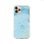Capa de silicone Forcell Marble Apple iPhone 11 Pro Azul com proteção premium