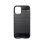 Custodia Forcell per iPhone 13 Mini in silicone ultrasottile antiscivolo con retro e lati neri