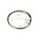 Placa redonda LED JANDEI Ø 300mm aço, branco neutro 4200K, superfície, difusor em alumínio