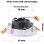 Downlight LED JANDEI COB 5W 6000K Aluminio Driver Externo IP44 Ø91mm Corte 67-75mm