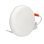 Downlight LED redondo sem moldura JANDEI 18W 6000K Corte ajustável 120x20mm