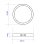 Downlight LED JANDEI 18W 1440lm 4000K CRI>80 Superficie Ø225mm Aluminio Acero