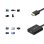 Conversor Ugreen MM102 HDMI a VGA Aluminio Áudio Estéreo 1920x1080 Preto