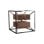 Premium Technology HiFi Cube Kabellose Lautsprecher 200W DSP Holz und Metall