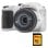 Kodak Pixpro AZ255 Fotocamera digitale compatta da 16 MP con zoom ottico 25x, grandangolo da 24 mm, scheda SD, 32 GB, bianco