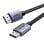 Cable DisplayPort Ugreen DP120 1.4 8K 1M Trenzado HDR 32.4Gbps Negro