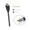 Cable HDMI Ewent EC1323 10m 8K@60Hz 4K@120Hz HDR ARC Chapado en Oro Triple Blindaje Negro