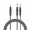 Câble audio stéréo Nedis 2x 6,35 mm mâle - 3,5 mm. - Coth23200gy30