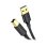 Cable USB Impresora Ugreen 10351 3m USB 2.0 chapado en oro blindaje doble negro