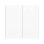 Interruptor inteligente Aqara WRS-R02 Zigbee 3.0 doble canal, control remoto y por Voz Blanco
