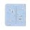 Interrupteur intelligent latéral Ajax, panneau tactile sans fil à LED blanche, 1 bouton