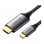 Cable Ugreen MM142 USB-C a HDMI 4K 60Hz 1.5m aluminio trenzado oro