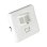 Interruptor sensor movimiento 7hSevenOn Elec empotrable PIR 1200W IP20 Blanco ABS
