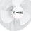 Ventilador de mesa Thinia Home Up Comfort 26W Blanco Motor DC 3 Velocidades 42dB