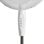Ventilador de pedestal oscilante Thinia Home White Comfort com motor de cobre de 40 W e 3 velocidades