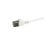 Cabo Lan Logilink Patchkabel Slim Cat6 Uftp - 0,3 m - Velocidade de 10 Gbps para streaming de jogos online - Revestimento de PVC branco durável para uma rede rápida e confiável.