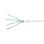 Cabo Lan Logilink Patchkabel Slim Cat6 Uftp - 0,3 m - Velocidade de 10 Gbps para streaming de jogos online - Revestimento de PVC branco durável para uma rede rápida e confiável.