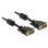Delock DVI Kabel 1m Edelstahl Dual-Link