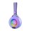 Altavoces Celly Portátiles Bluetooth 5W USB-C con iluminación y gancho violeta