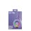 Altavoces Celly Portátiles Bluetooth 5W USB-C con iluminación y gancho violeta
