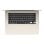 Portatile Apple MacBook Air 15.3″ M4 16GB 256GB SSD Beige macOS Sequoia Apple Intelligence