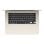 Portatile Apple MacBook Air 15.3″ M4 24GB 512GB SSD Beige macOS Sequoia Apple Intelligence