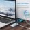 Adaptador Klack HUB USB-C 10 en 1 HDMI 4K VGA Ethernet Aluminio Dual Display
