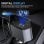Carregador de isqueiro retrátil USB tipo C/Lightning Power Delivery Klack 4 em 1 de 120 W