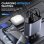 Carregador de isqueiro retrátil USB tipo C/Lightning Power Delivery Klack 4 em 1 de 120 W