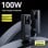 Powerbank Klack 100W 4x21700 USB-C PD Recarga ultrarrápida Indicador digital