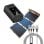 Kit de Emergencia Solar Klack 18W 10000mAh 35W PowerBank Cable 3 en 1 Camuflaje